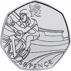 Large Reverse for 50p 2011 coin