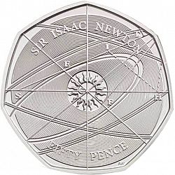 Large Reverse for 50p 2017 coin