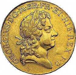 Large Obverse for Five Guineas 1720 coin