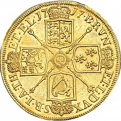 Large Reverse for Five Guineas 1717 coin