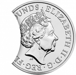Large Obverse for £5 2017 coin