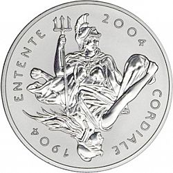 Large Reverse for £5 2004 coin