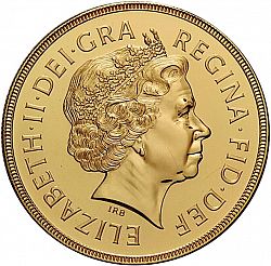 Large Obverse for Five Pounds 1999 coin