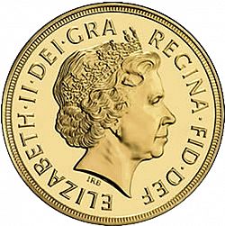 Large Obverse for Five Pounds 2005 coin