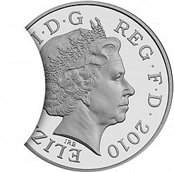 Large Obverse for 5p 2010 coin