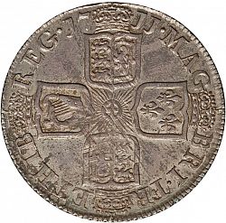 Large Reverse for Sixpence 1711 coin