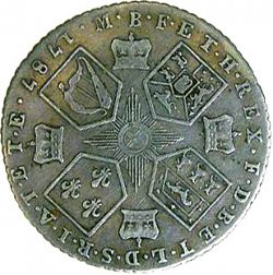 Large Reverse for Sixpence 1787 coin