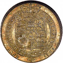 Large Reverse for Sixpence 1825 coin