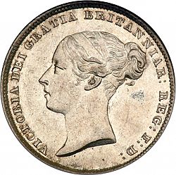 Large Obverse for Sixpence 1841 coin
