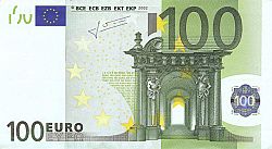 100 Euro 2002 Large Obverse coin