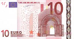 10 Euro 2002 Large Obverse coin