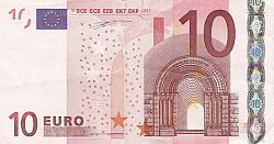 10 Euro 2002 Large Obverse coin