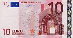 10 Euro 2002 Large Obverse coin