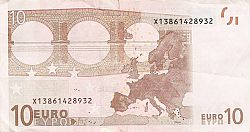 10 Euro 2002 Large Reverse coin