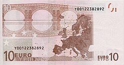 10 Euro 2002 Large Reverse coin