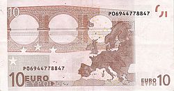 10 Euro 2002 Large Reverse coin