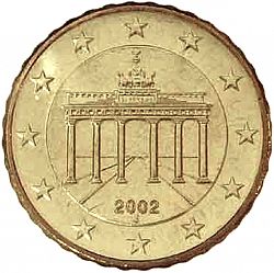 10 cent 2002 Large Obverse coin