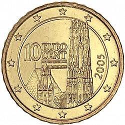 10 cent 2005 Large Obverse coin