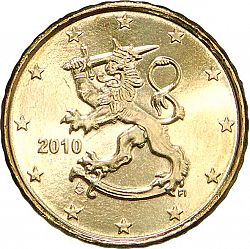 10 cent 2010 Large Obverse coin