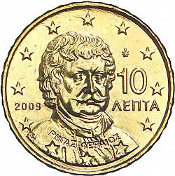 10 cent 2009 Large Obverse coin