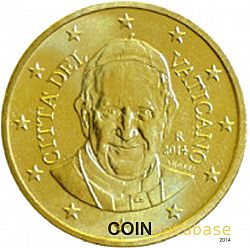 10 cent 2014 Large Obverse coin