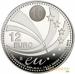 12 Euro 2010 Large Obverse coin