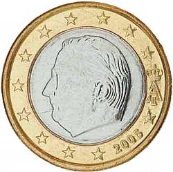 1 Euro 2005 Large Obverse coin