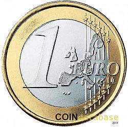 1 Euro 2006 Large Reverse coin