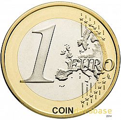 1 Euro 2011 Large Reverse coin