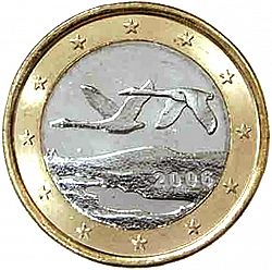 1 Euro 2006 Large Obverse coin