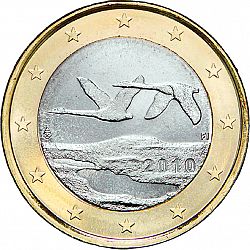 1 Euro 2010 Large Obverse coin