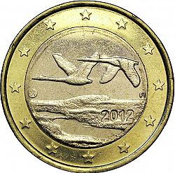 1 Euro 2012 Large Obverse coin