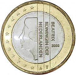 1 Euro 2000 Large Obverse coin