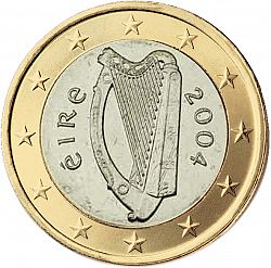 1 Euro 2004 Large Obverse coin