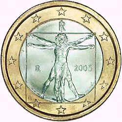 1 Euro 2005 Large Obverse coin