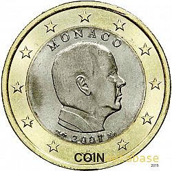 1 Euro 2007 Large Obverse coin