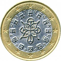 1 Euro 2003 Large Obverse coin