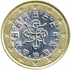 1 Euro 2004 Large Obverse coin