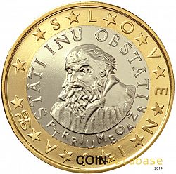 1 Euro 2007 Large Obverse coin