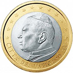 1 Euro 2002 Large Obverse coin