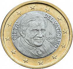 1 Euro 2006 Large Obverse coin