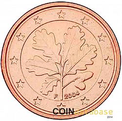 1 cent 2004 Large Obverse coin