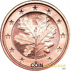 1 cent 2005 Large Obverse coin