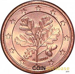 1 cent 2008 Large Obverse coin