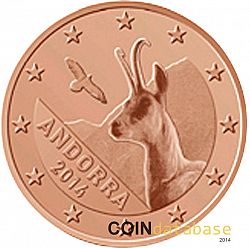 1 cent 2014 Large Obverse coin