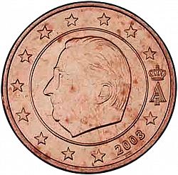 1 cent 2003 Large Obverse coin