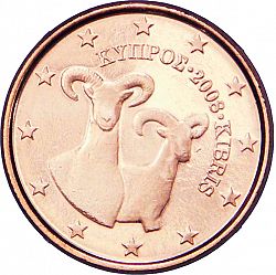 1 cent 2008 Large Obverse coin