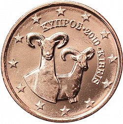 1 cent 2010 Large Obverse coin