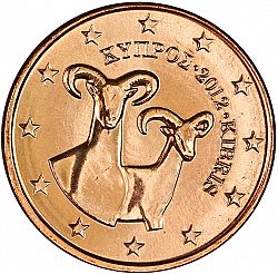 1 cent 2012 Large Obverse coin