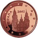 1 cent 2002 Large Obverse coin